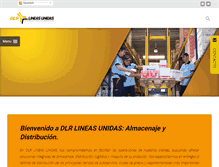 Tablet Screenshot of dlrlogistica.com